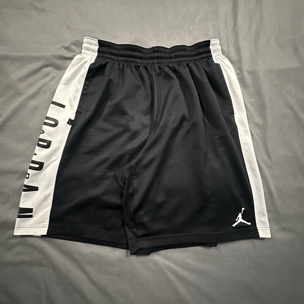 Nike Air Jordan Highlight Basketball Shorts Mens 2XL Black Jumpman Spellout